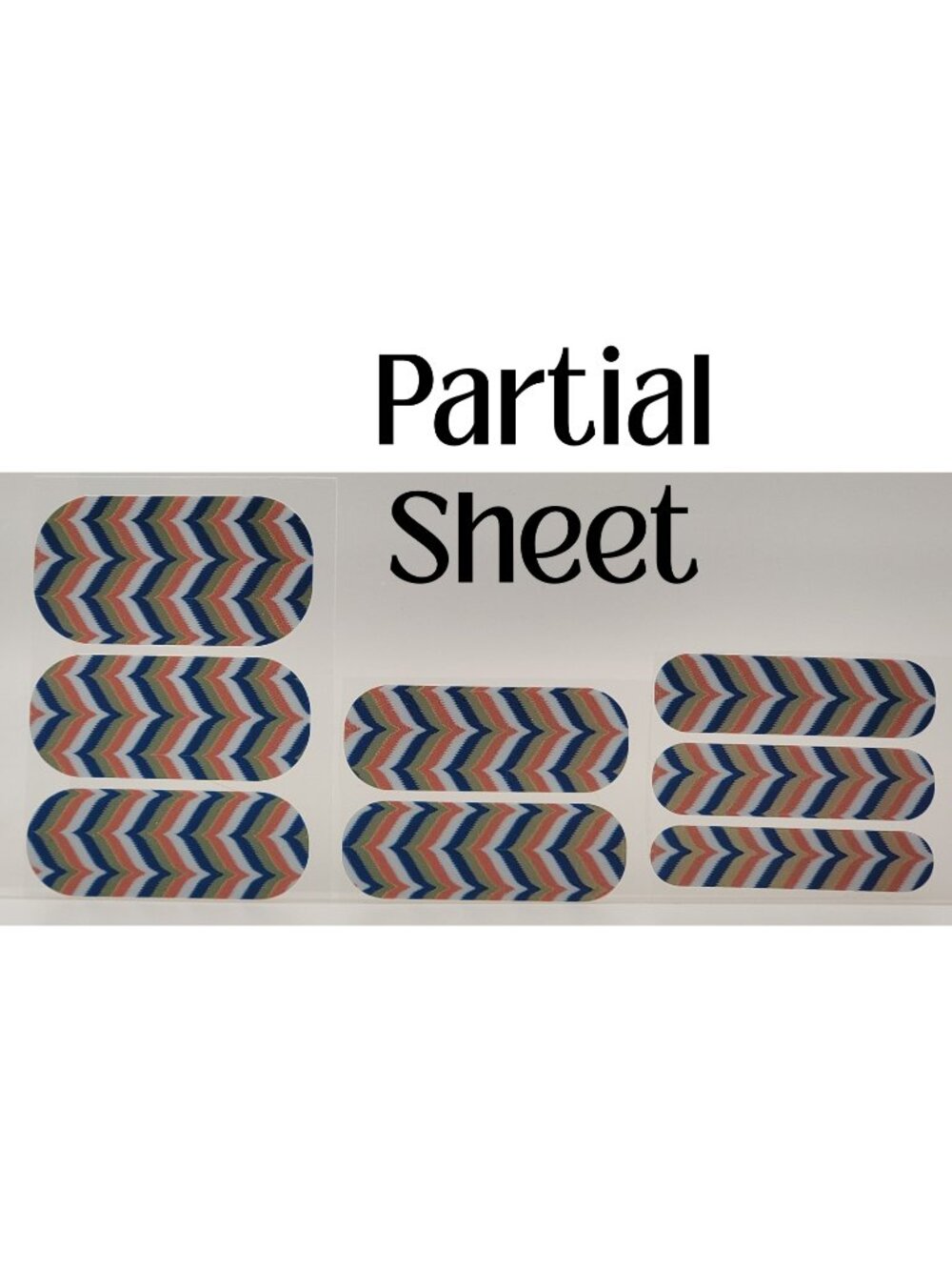 Jamberry Nail Wraps, Soiree, Partial Sheet